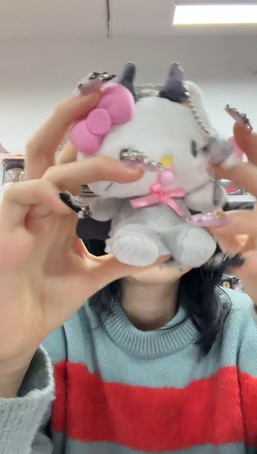 静态1【瑶】蝴蝶结kitty奶嘴挂件一个