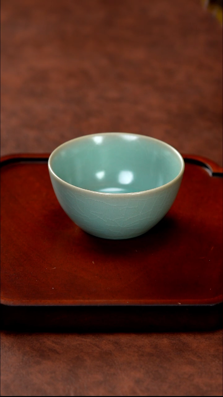 天青仿古釉 碗杯