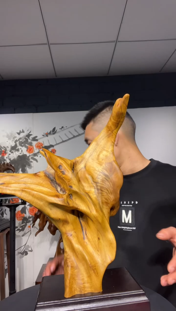 【闪购商品】金丝楠木雕金丝楠木工艺品摆件