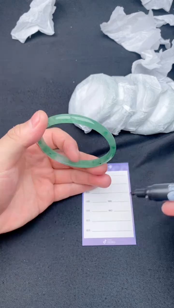 石英质玉（非洲翠）手镯未镶嵌瑕疵不退不换52