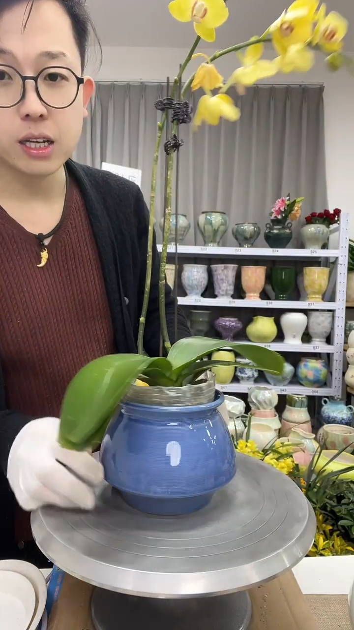 【12.10陶瓷花盆】  高度 11   口径     10