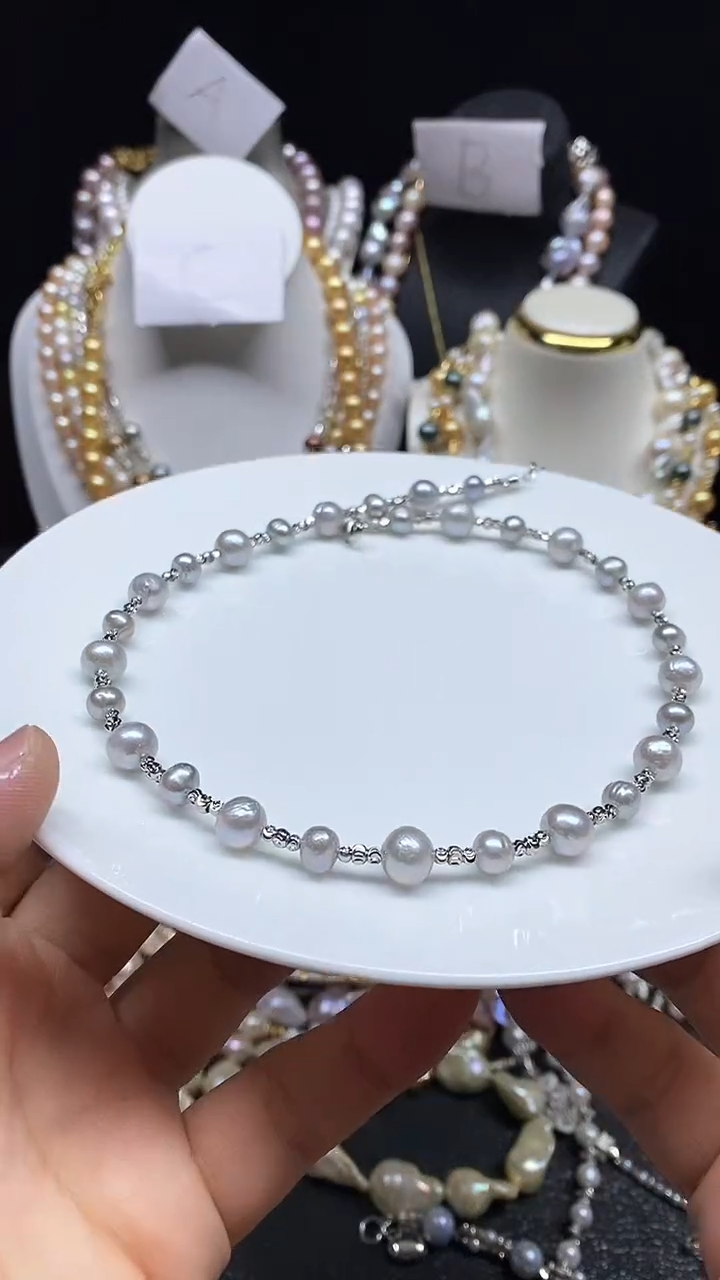 【闪购商品】淡水珍珠颈饰未镶嵌多人
