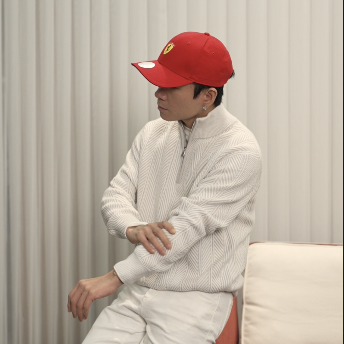 SEASONMARK冬季新款百分百丝光羊毛半拉链针织衫男女同款长袖