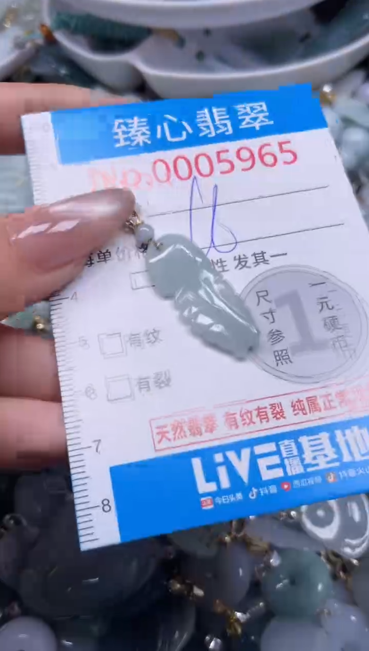 颈饰未镶嵌翡翠5965