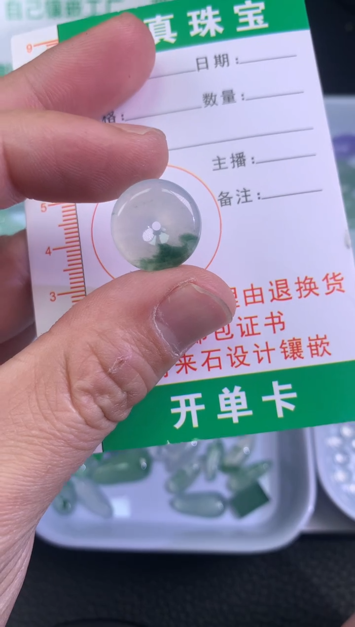 【闪购商品】翡翠颈饰未镶嵌平安扣