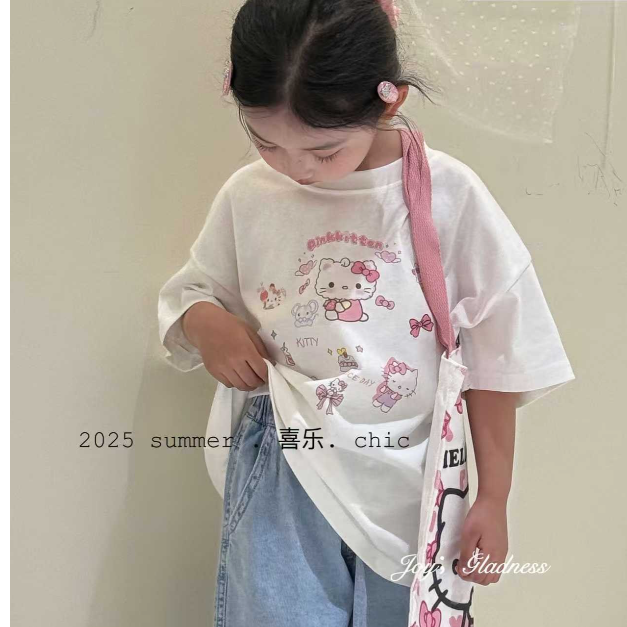 柚米童装专属夏季卡通动漫薄款休闲卡通韩版男童女童中性款短袖