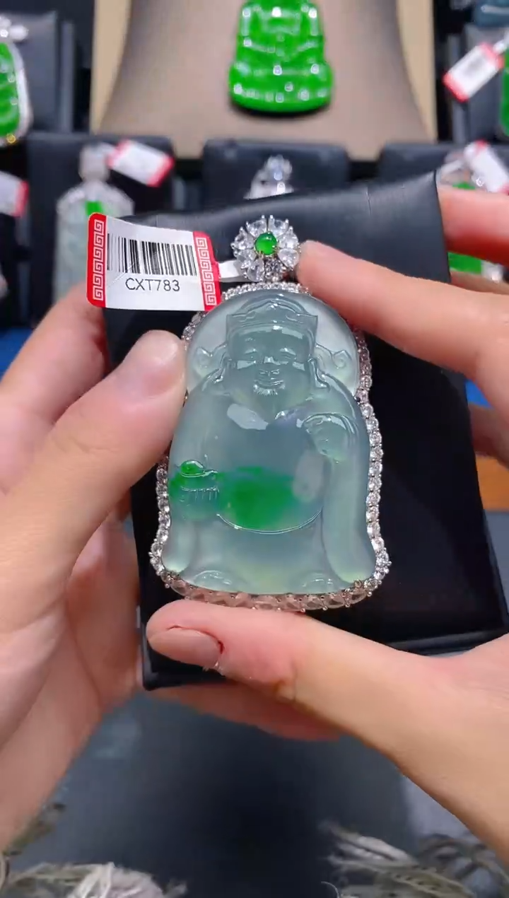 【闪购商品】翡翠吊坠(不含链)未镶嵌天然A货翡翠z01