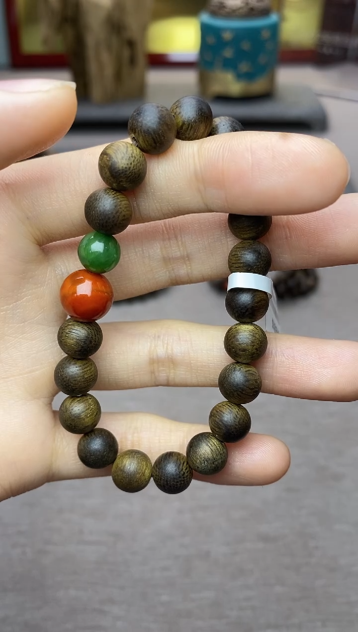 【闪购商品】沉香手串黄棋楠沉水08老料＋配饰设计