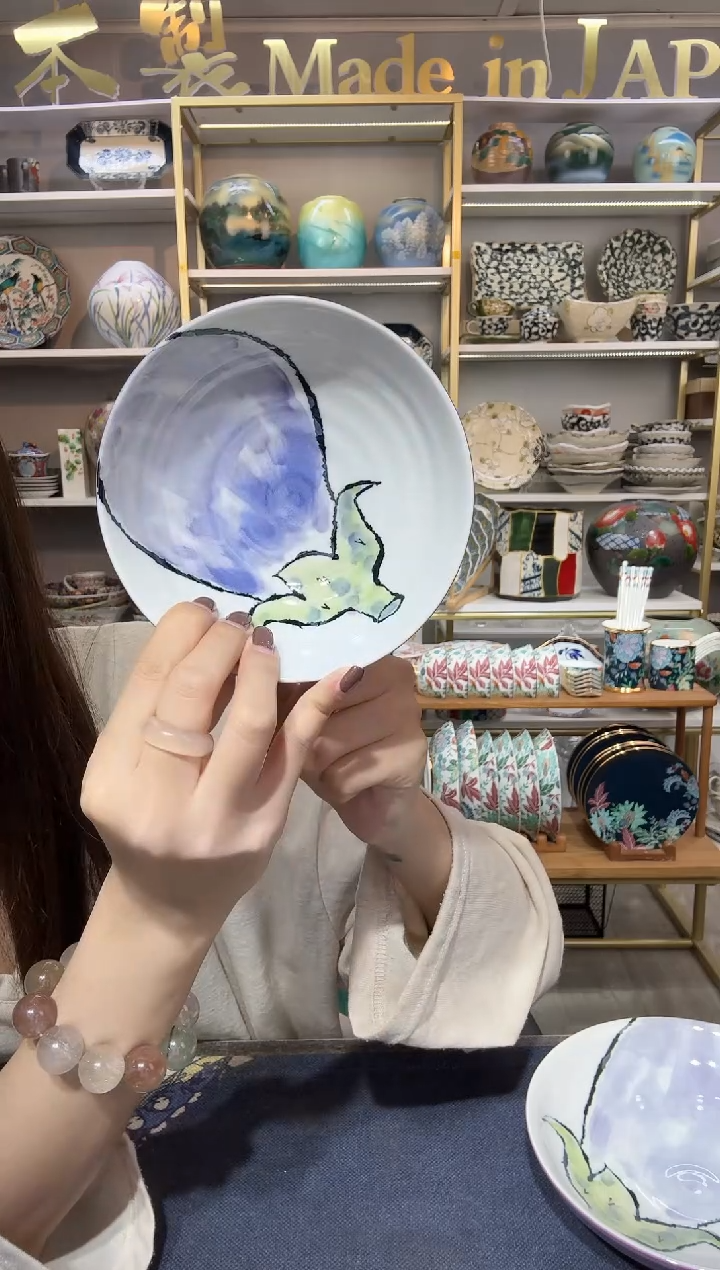 陶瓷蔬菜13厘米钵2只装茄子