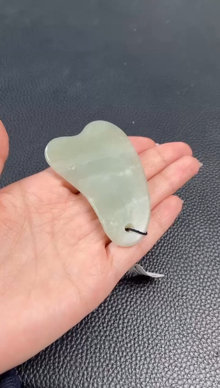 【闪购商品】和田玉刮痧板未镶嵌和田玉且末料刮痧板多样性发其一