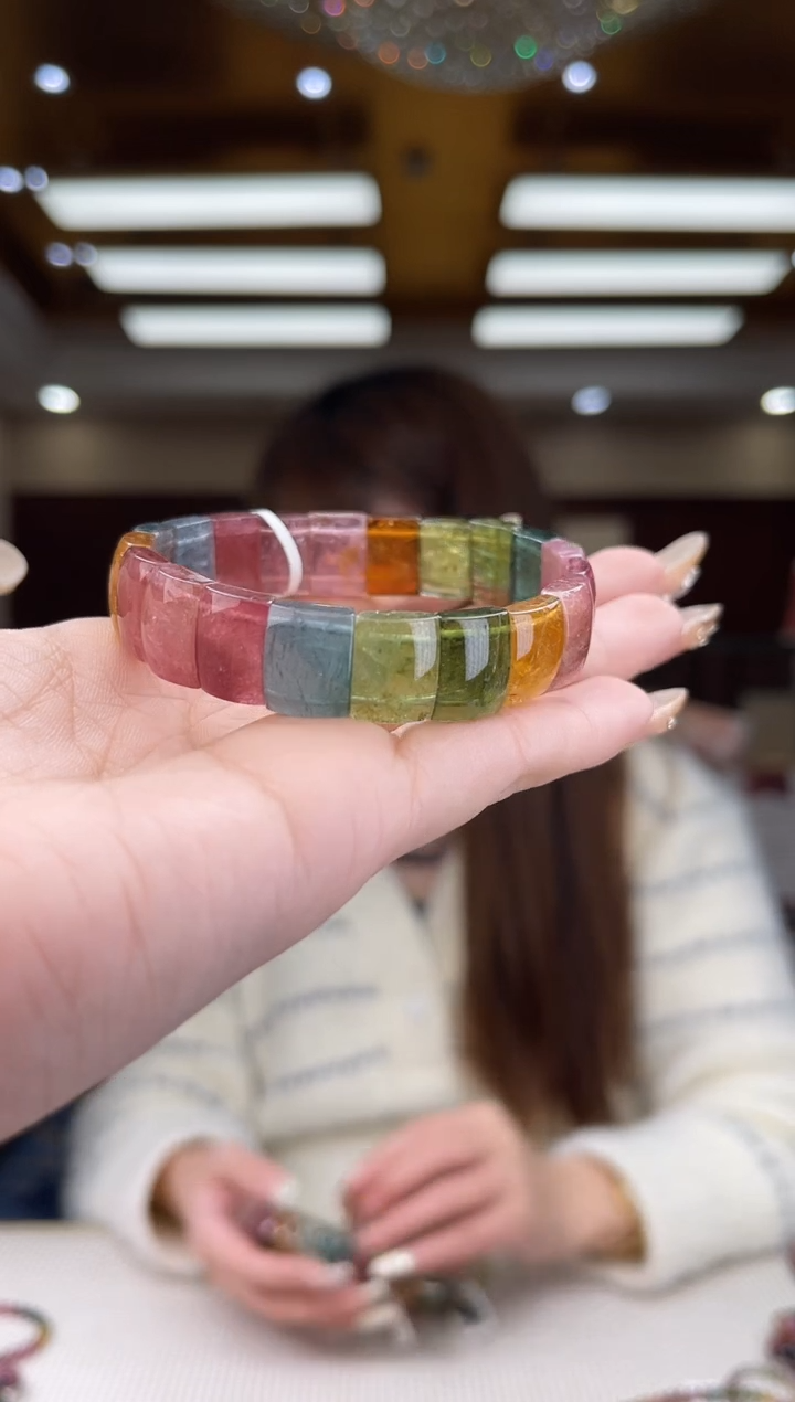 【闪购商品】碧玺/未镶嵌碧玺镯牌多样性发货50