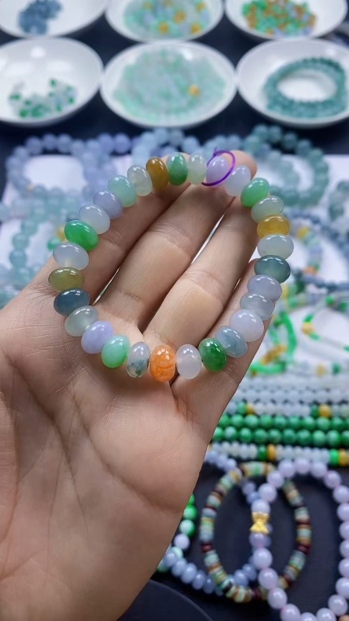 【闪购商品】翡翠散珠天然翡翠A货