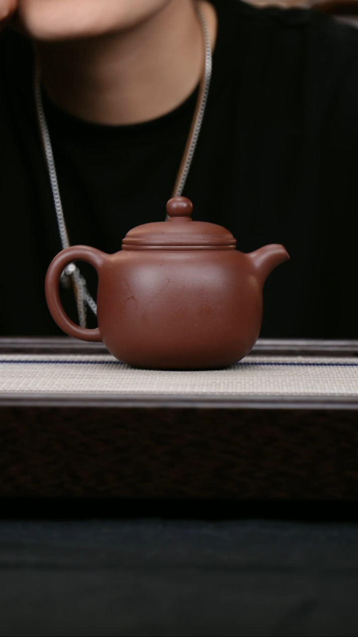 【闪购商品】紫砂茶壶三号井底槽青匏樽壶