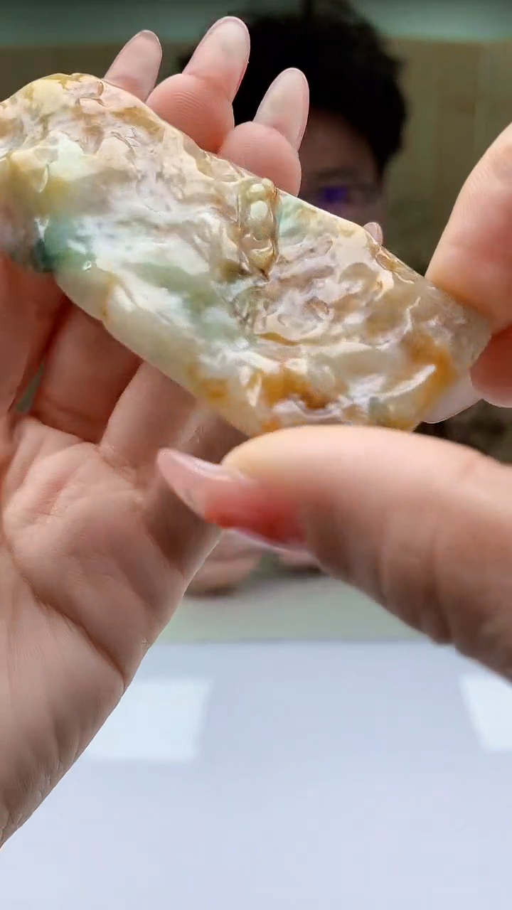 【闪购商品】定制翡翠未镶嵌4688ty-毛货挂件35