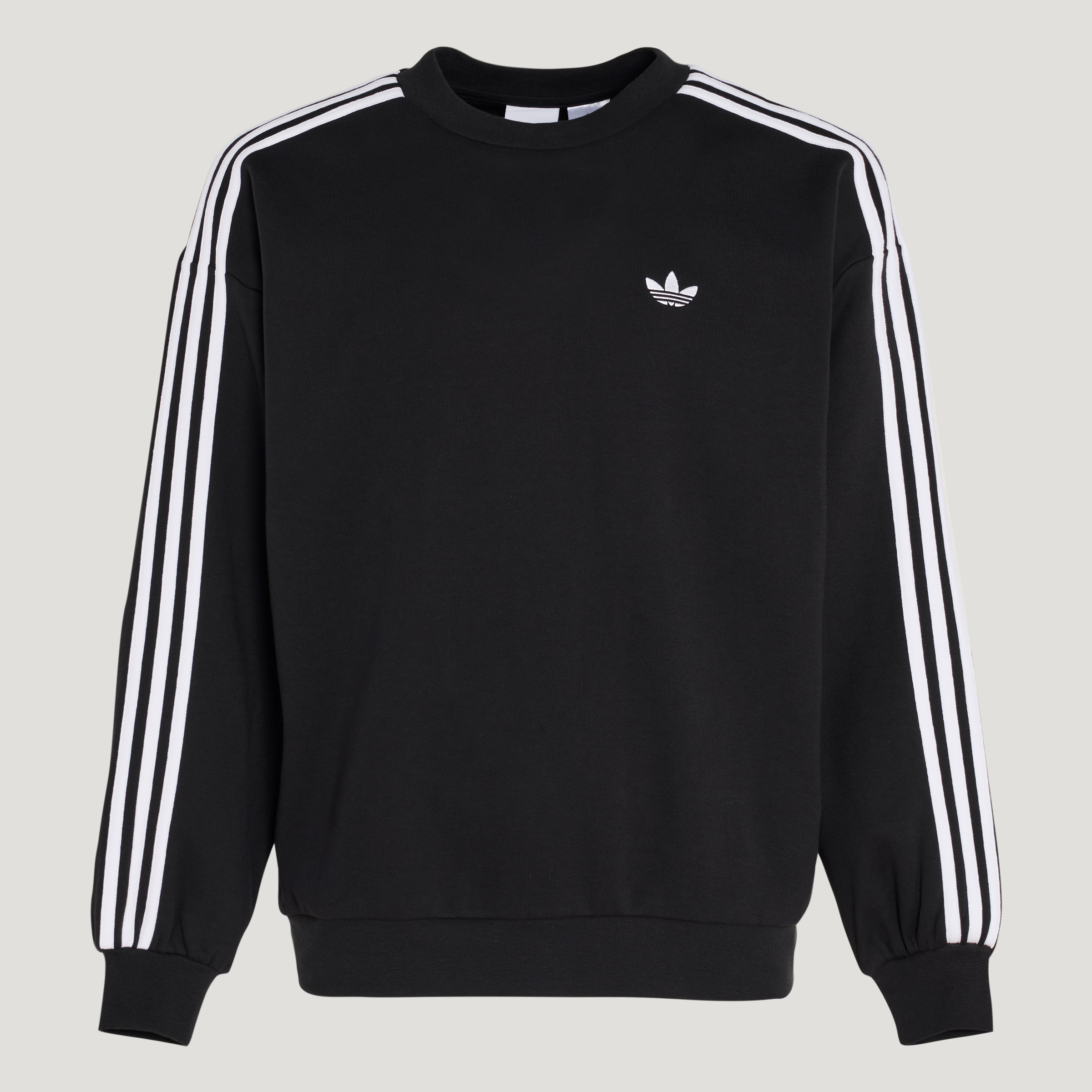 阿迪达斯三叶草纯棉篮球风运动宽松长袖套头卫衣套头衫 KG3898