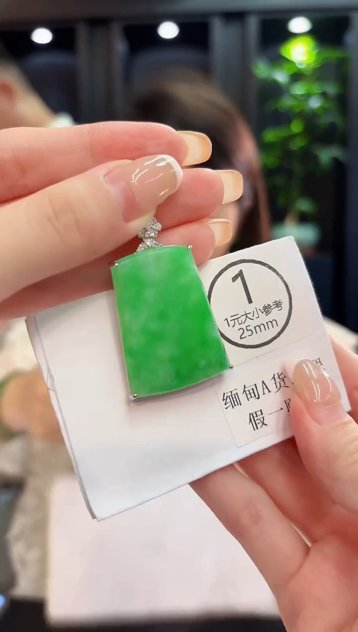 颈饰未镶嵌翡翠 缅料A货/支持复检/一件