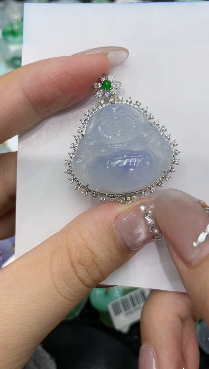 【闪购商品】翡翠颈饰18K金镶嵌222222222