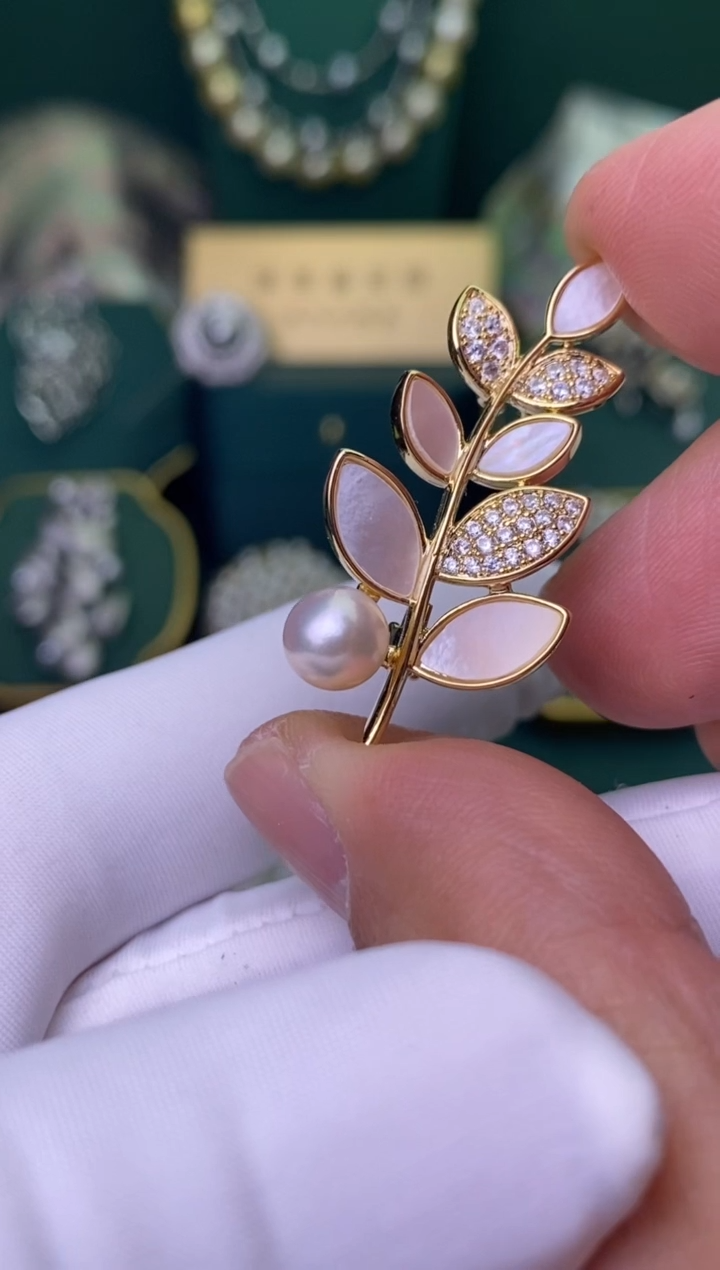 【闪购商品】海水珍珠胸饰未镶嵌1