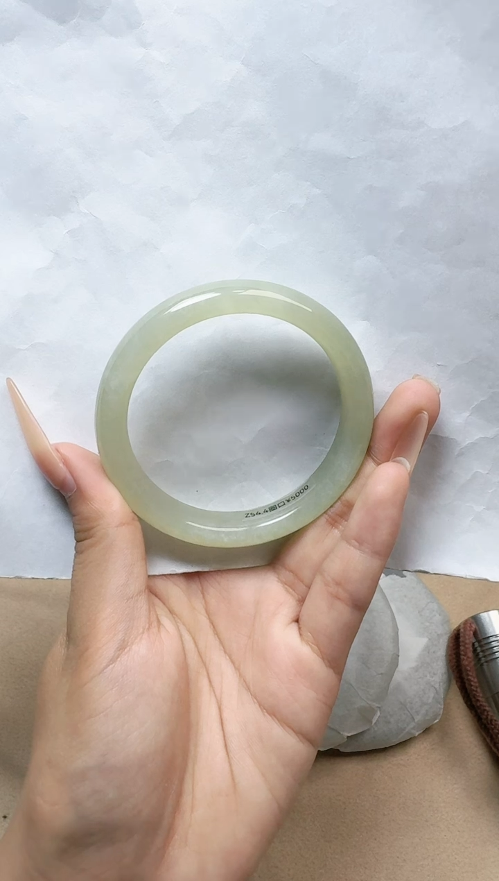 【闪购商品】和田玉手镯未镶嵌53/54圈口 YY