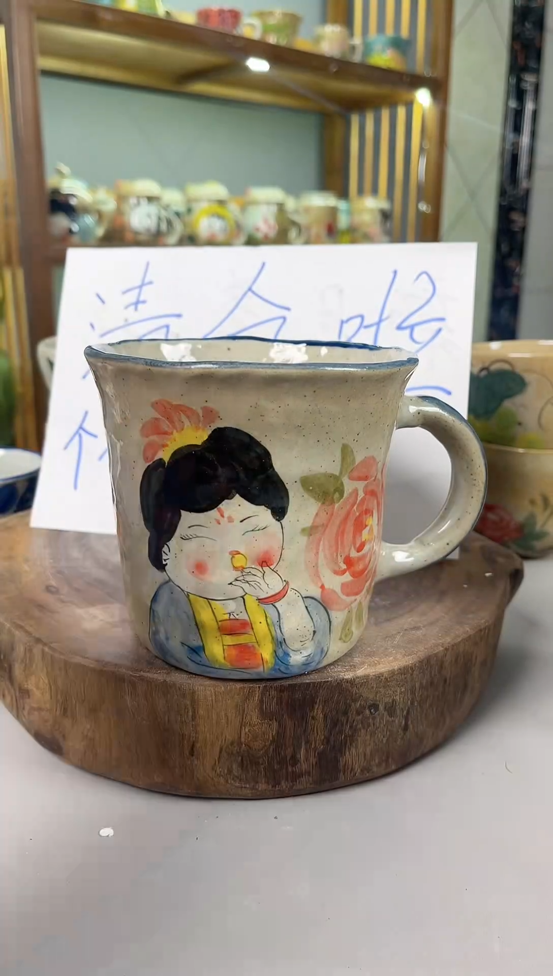 【闪购商品】瓷片景德镇手绘高温釉下彩