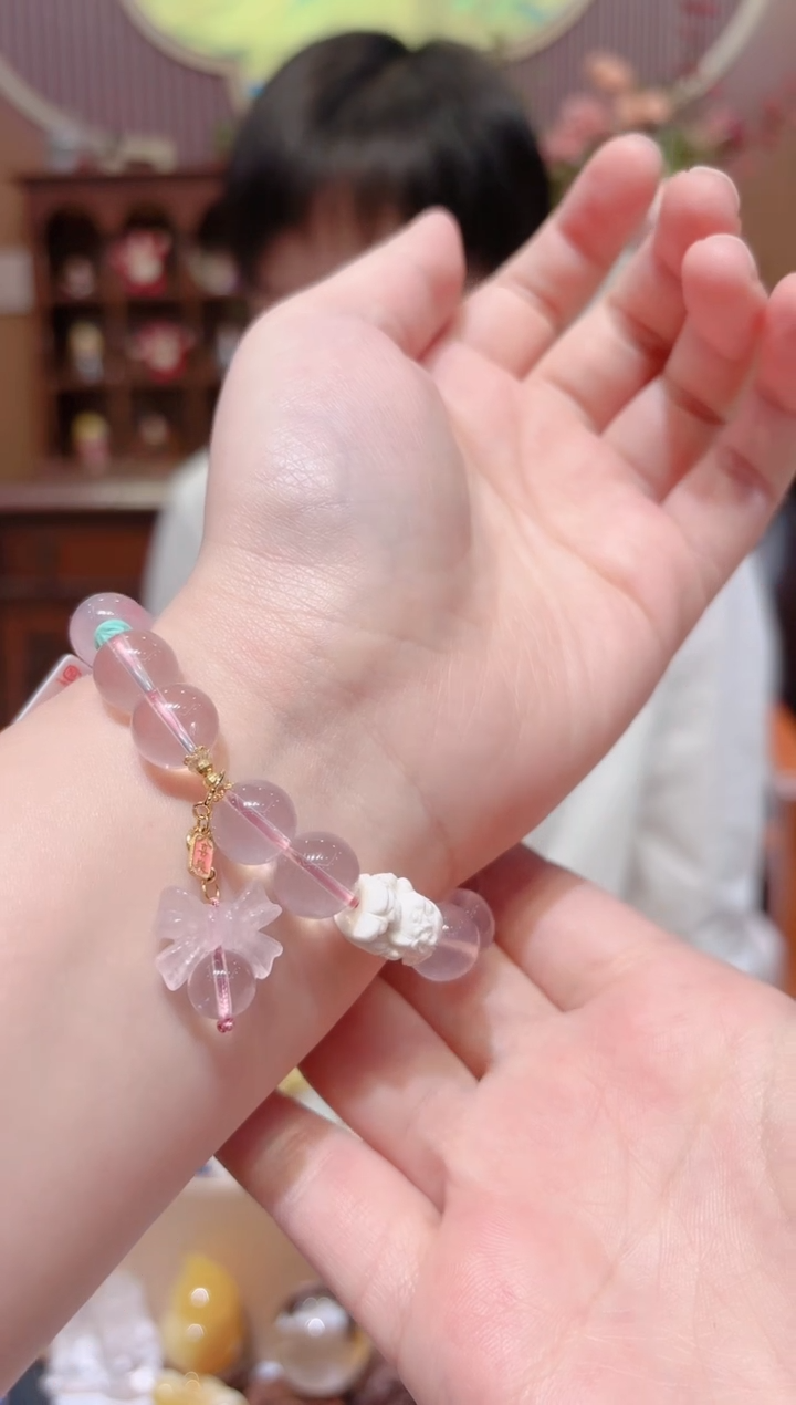 【闪购商品】水晶手串18K金镶嵌设计款珠串多样性发货其一