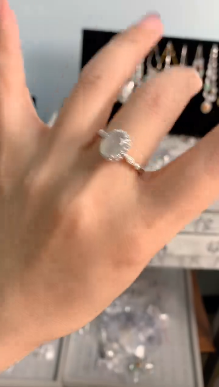 【闪购商品】翡翠戒指银S925镶嵌热