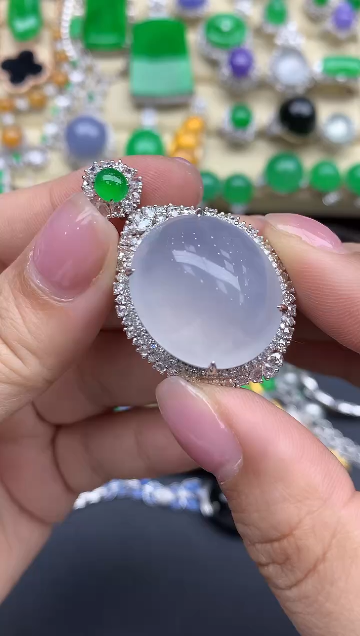 【闪购商品】翡翠颈饰18K金镶嵌874-中国好珍宝