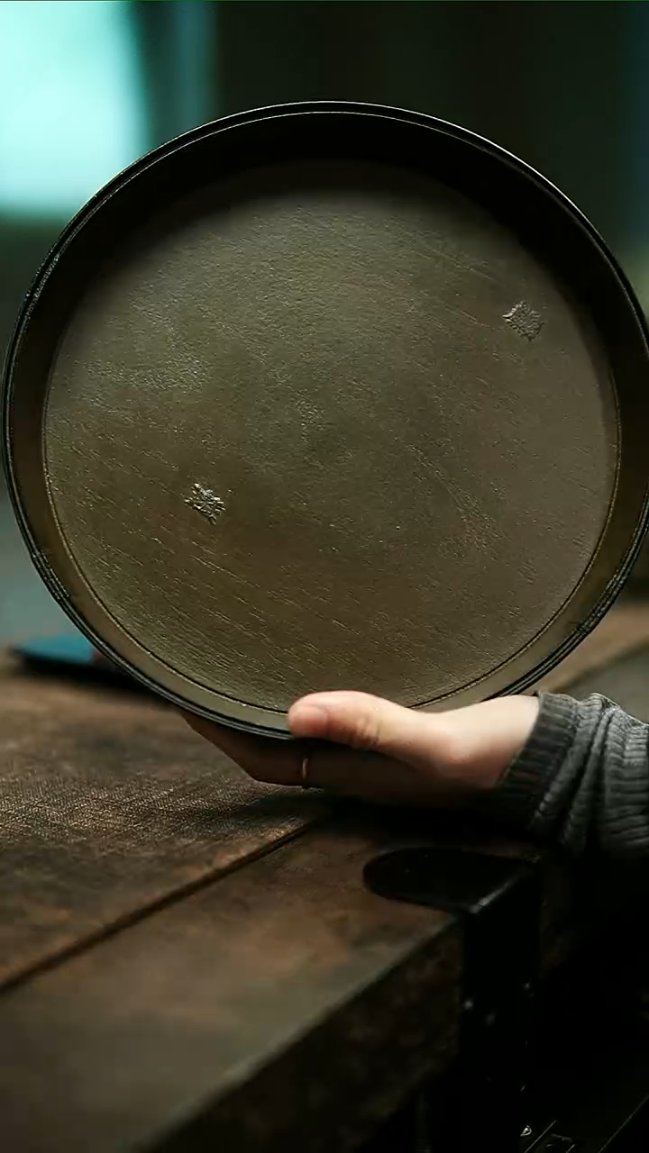 【闪购商品】赤具木胎大漆壶承11111