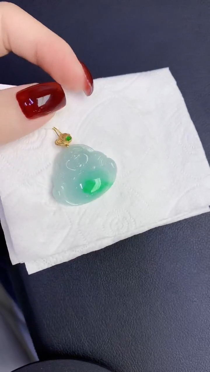 颈饰未镶嵌翡翠缅甸天然翡翠A货