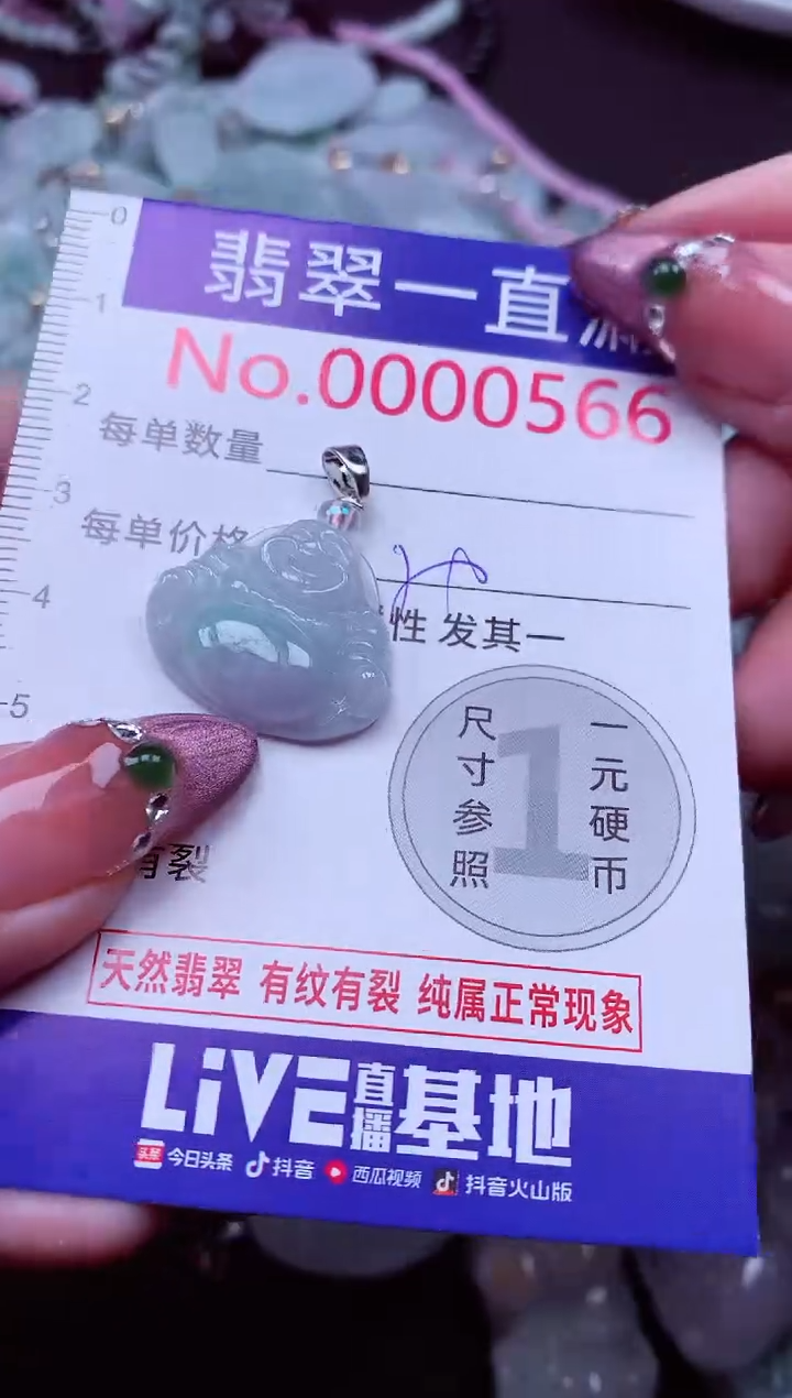 颈饰未镶嵌翡翠566