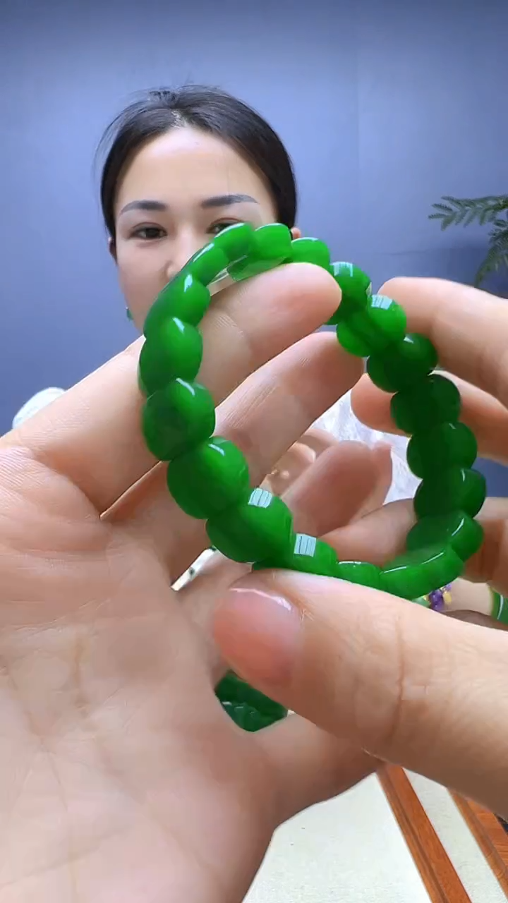静柏甄选diy严选辣绿手牌