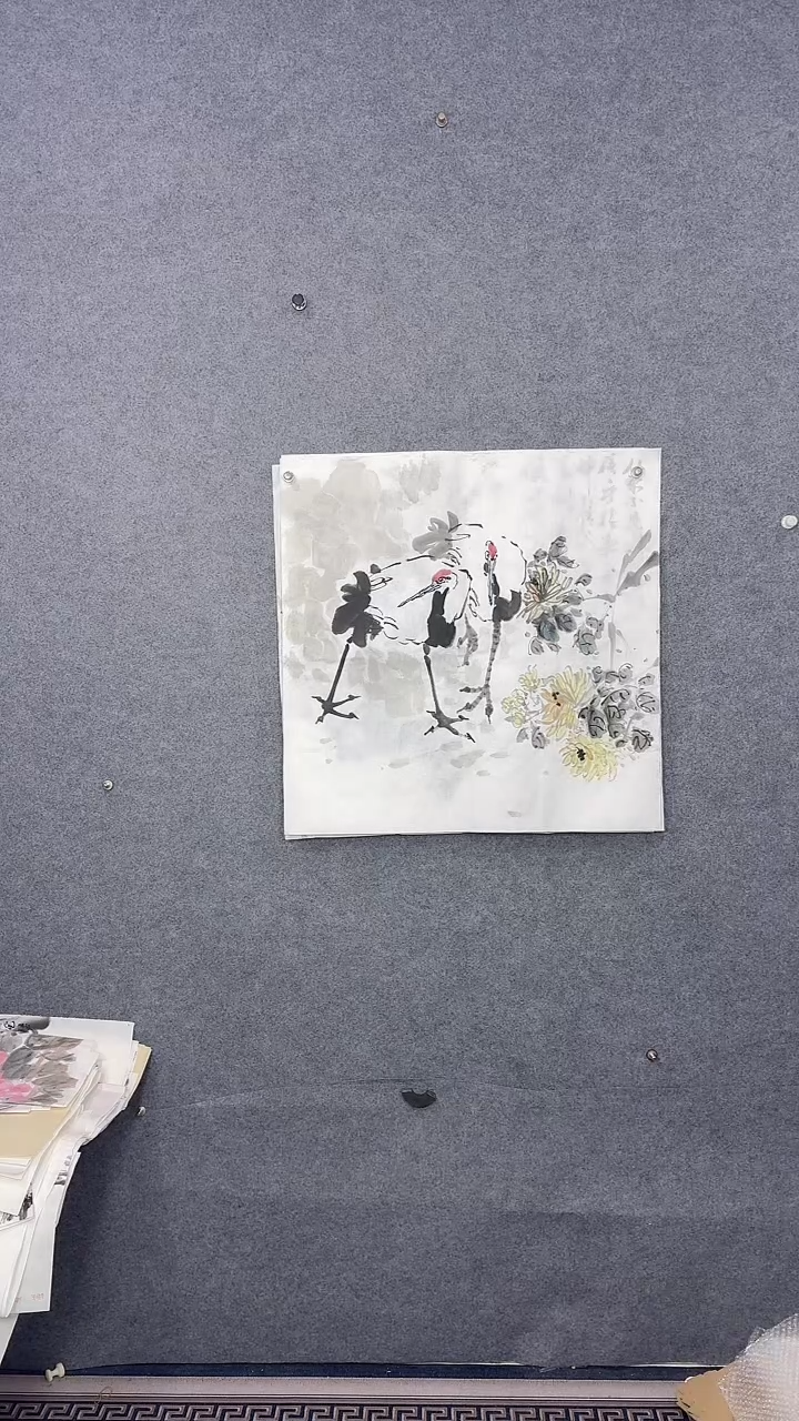 国画68*68/吴铁成作品