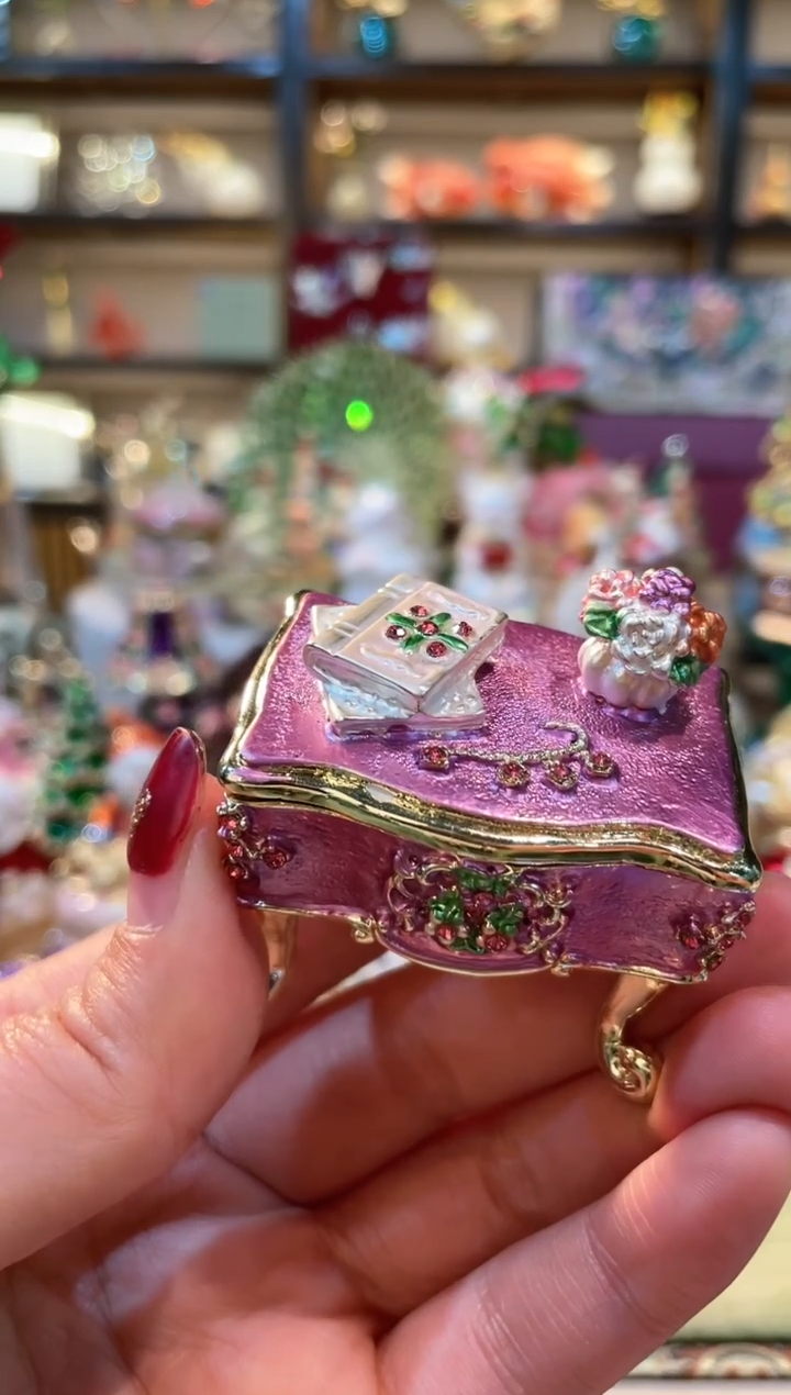 【闪购商品】精致珐琅彩首饰盒