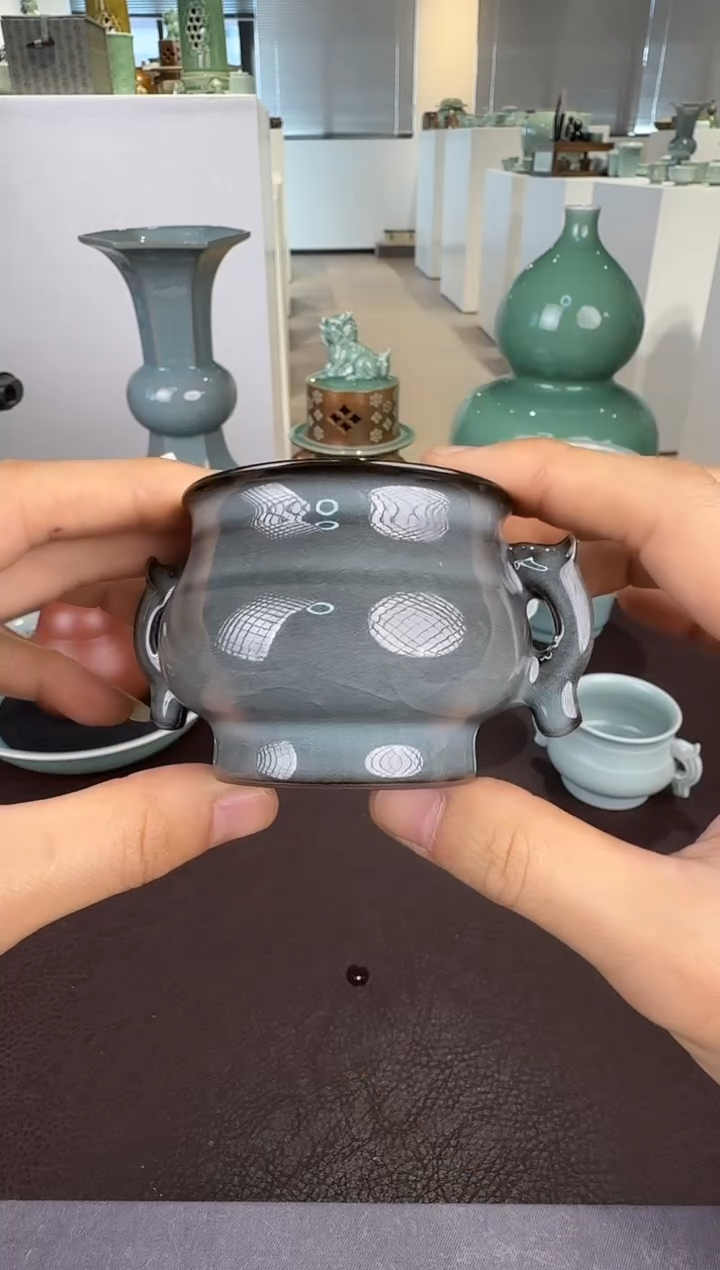 青瓷手工茶器包邮