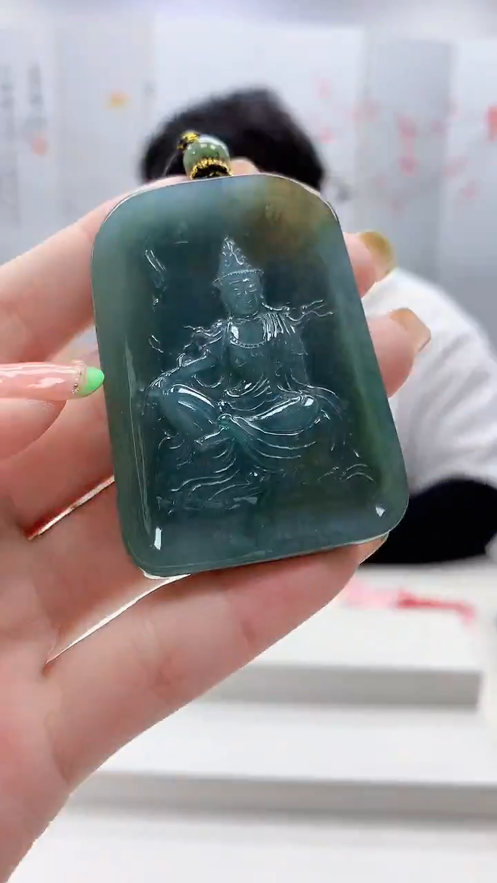 未镶嵌定制翡翠5060ry-毛货挂件14