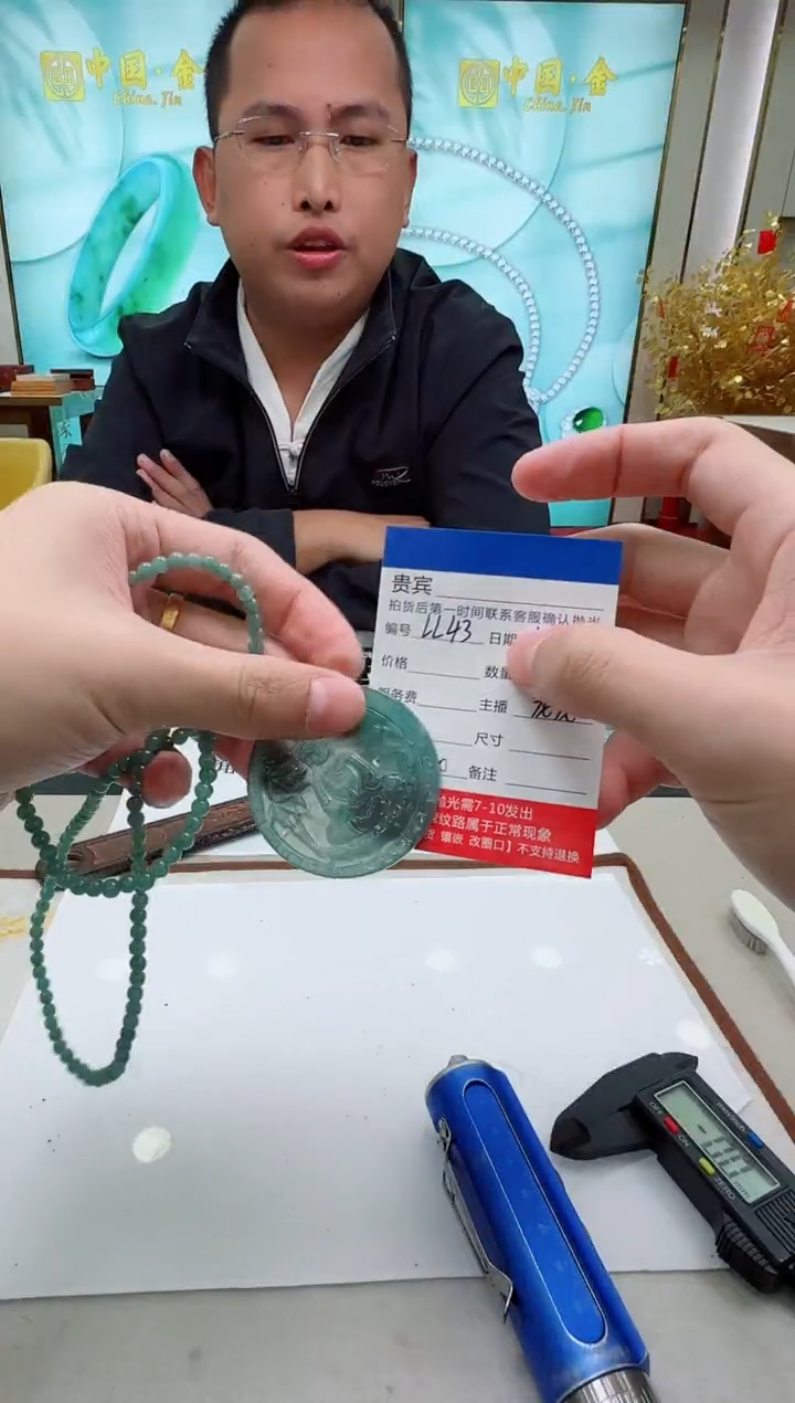 未镶嵌定制翡翠LL43翡翠吊坠赠珠链-多样性发其一