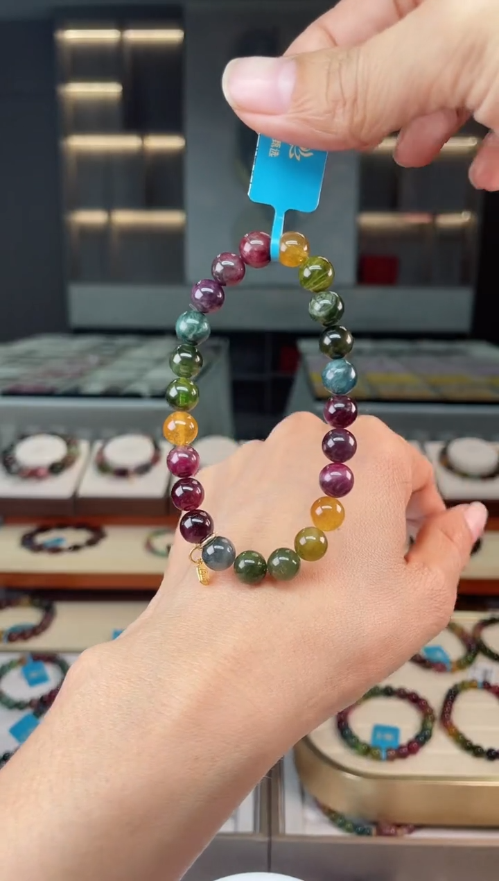 【闪购商品】碧玺单圈手串未镶嵌（多样性发一条）Q 