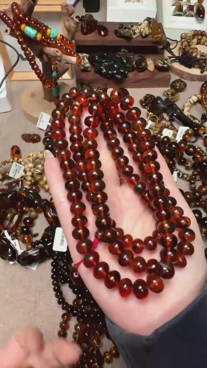 【闪购商品】琥珀手链未镶嵌抚顺琥珀