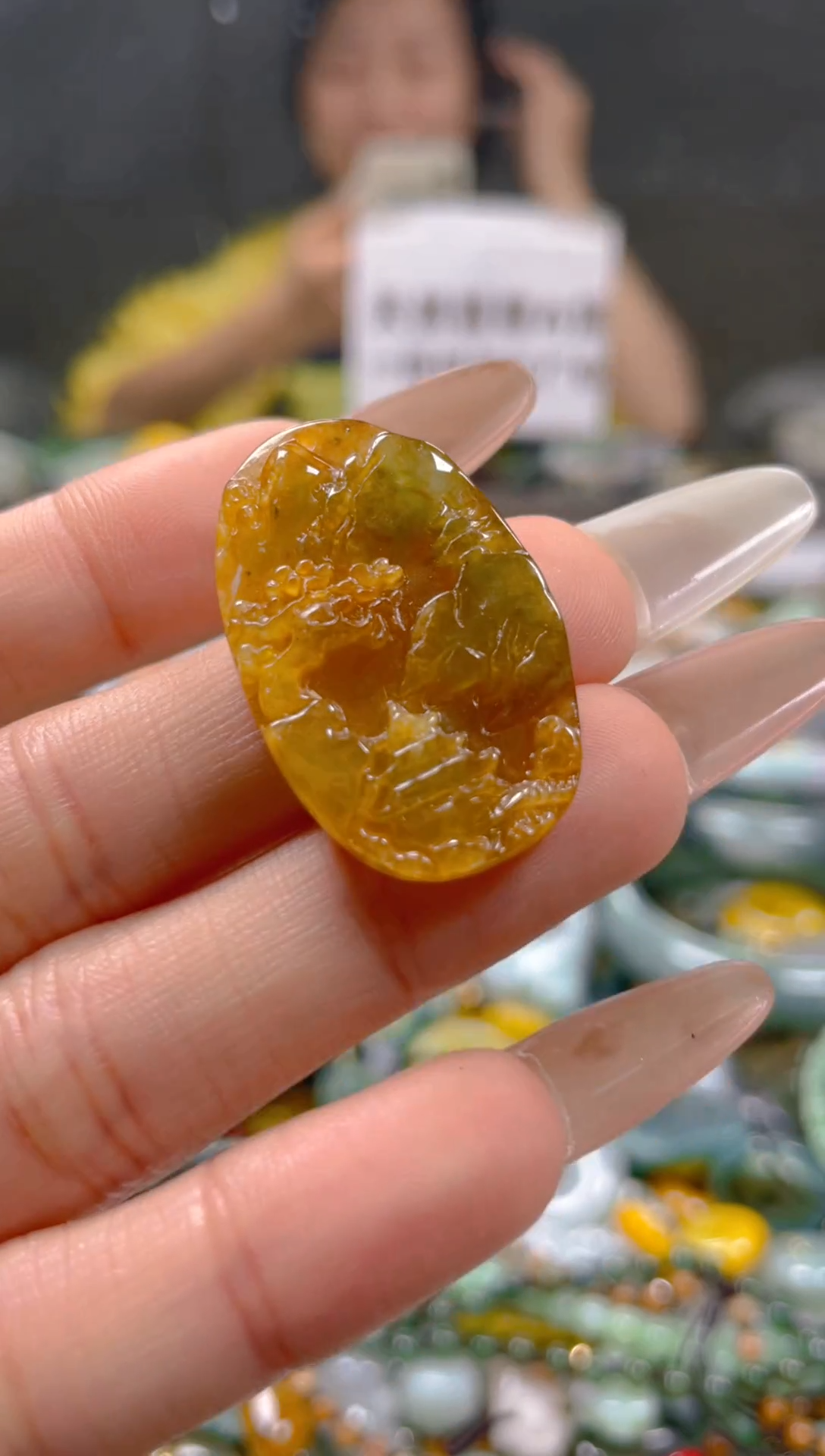 【闪购商品】翡翠颈饰未镶嵌/M/翡翠A货一图一物