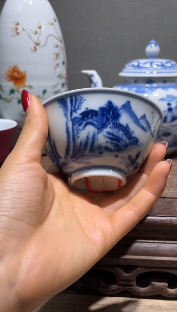 瓷片悦**吟A411 瓷器小摆件小摆件
