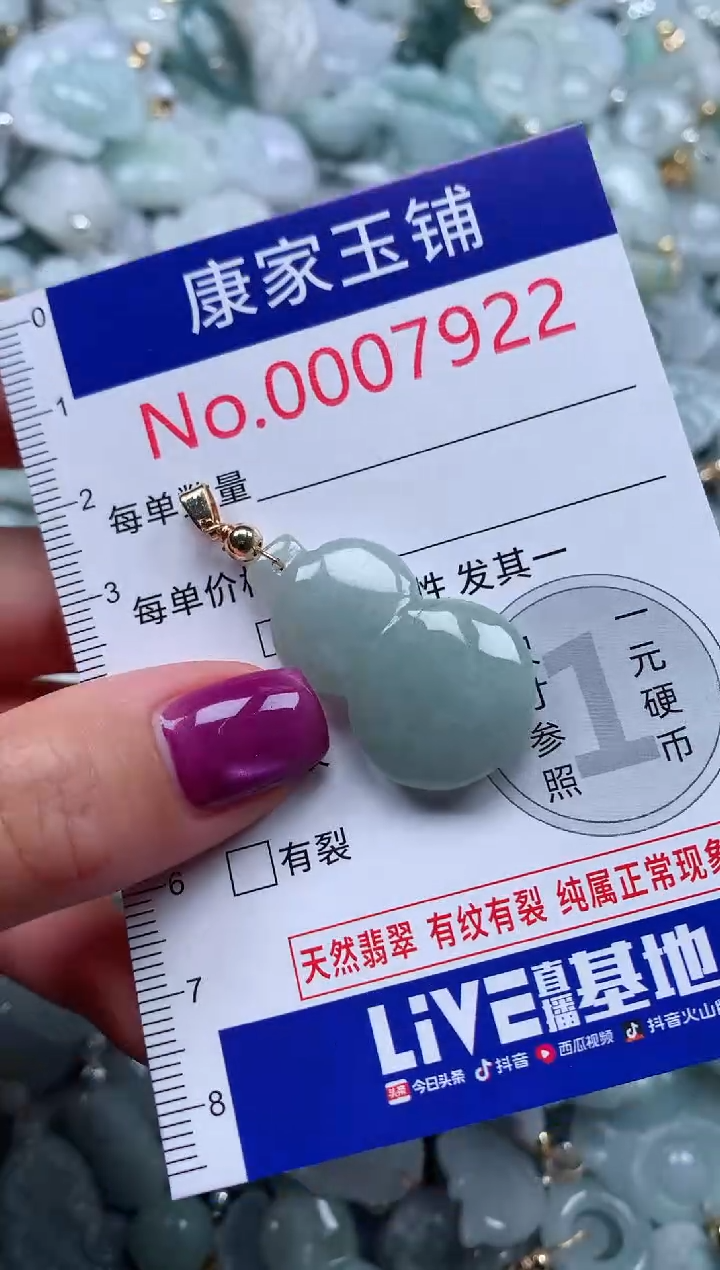 颈饰未镶嵌翡翠7922