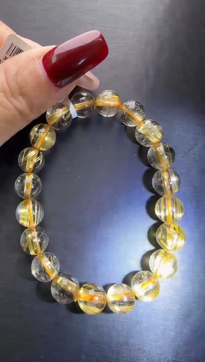 【闪购商品】水晶手串未镶嵌钛晶手串10m+ X30842