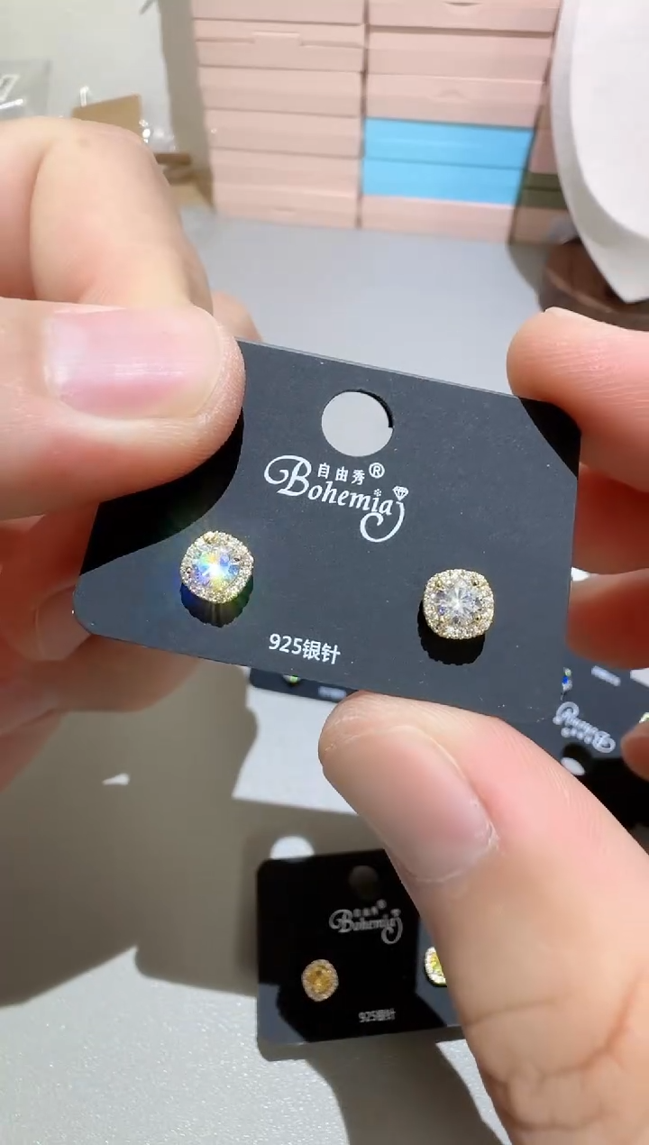 铜合金合成立方氧化锆925银B145