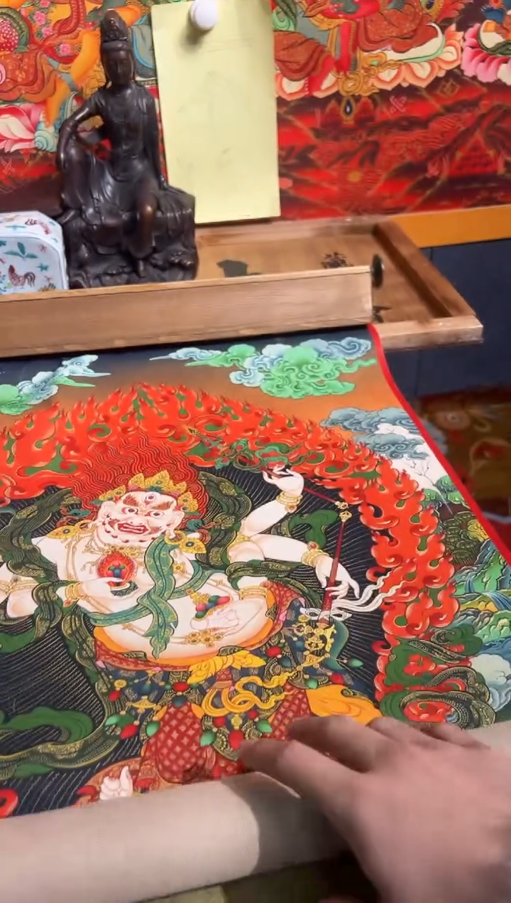 卷轴画卷轴画奥奥的唐卡