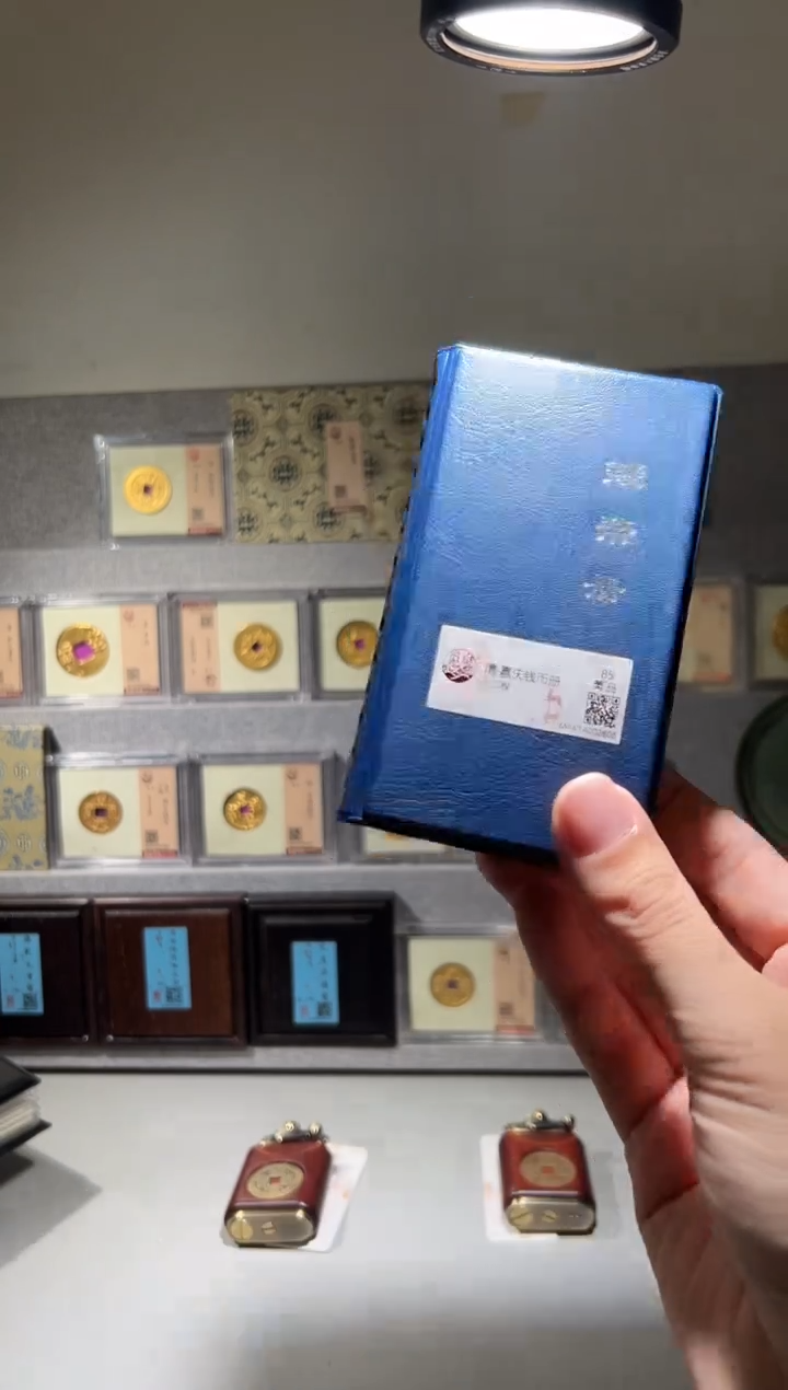 铜带评级嘉庆钱币册共12枚