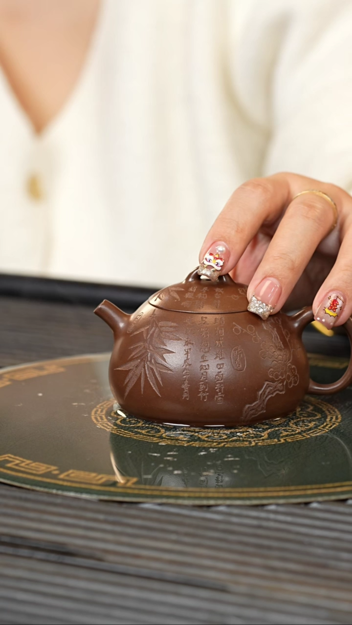 【闪购商品】紫砂茶壶GJY 紫泥 乳瓢 