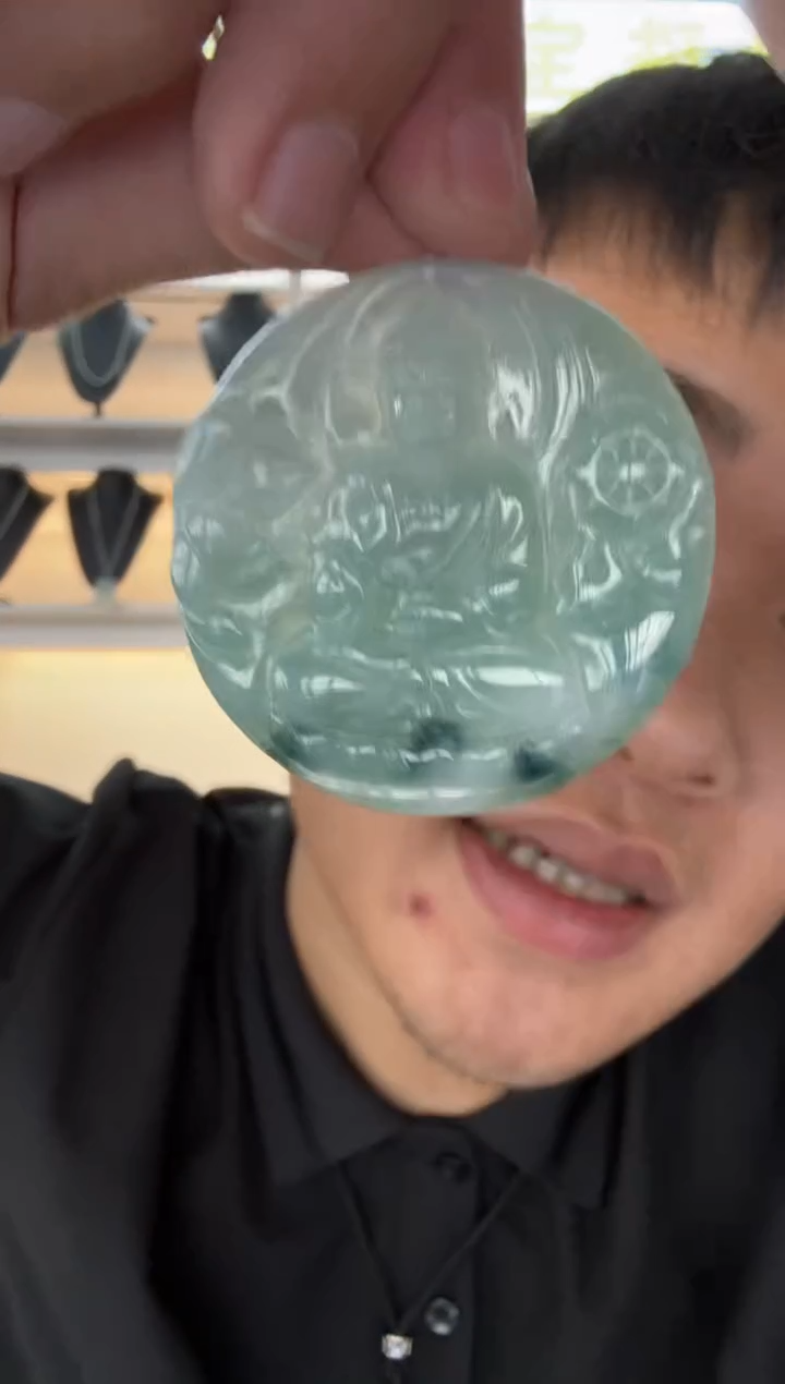 【闪购商品】翡翠未镶嵌颈饰天然翡翠A货孤品一件