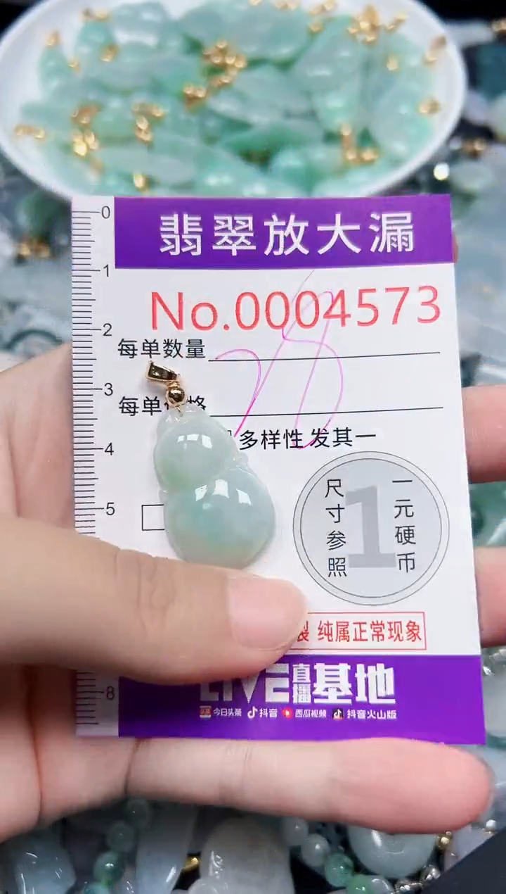 颈饰未镶嵌翡翠4573