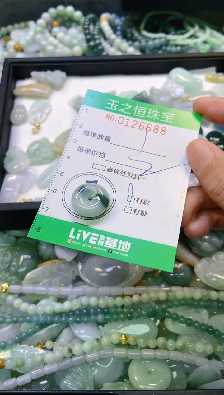 翡翠未镶嵌颈饰闪购0126668