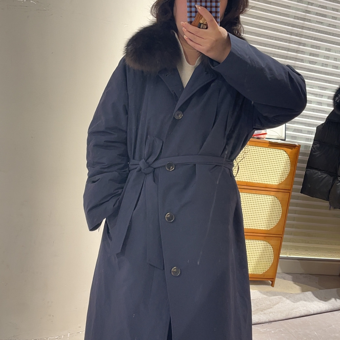 优雅灰色鹅绒外套厚款保暖韩版冬季中长款白色羽绒服   短款